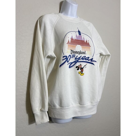 Vintage Disneyland 30th Year Anniversary Sweatshirt 80s Single Stitch Size XL - Picture 2 of 6